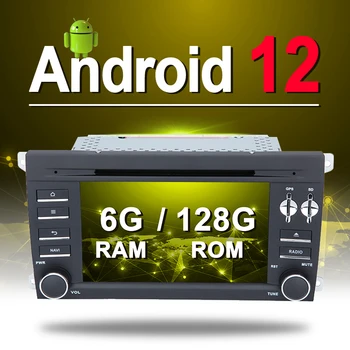Система Android 12, кола DVD, GPS навигационна система, авторадио, автомагнитола за Porsche: Cayenne (2003-2010)