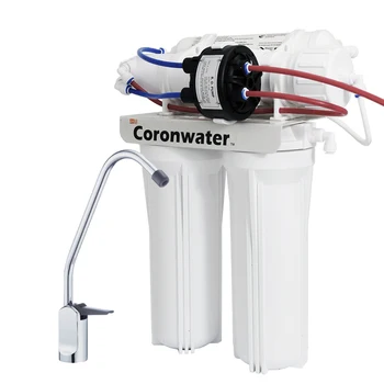 Система за обратна осмоза 100 Gpd Помпа гидроусилителя RO Система за филтриране на вода