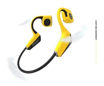 Слушалки-transformers Bumblebee с костна проводимост, преносима слушалка Bluetooth версия 5.0, безжични слушалки на далечни разстояния, слушалки за телефон