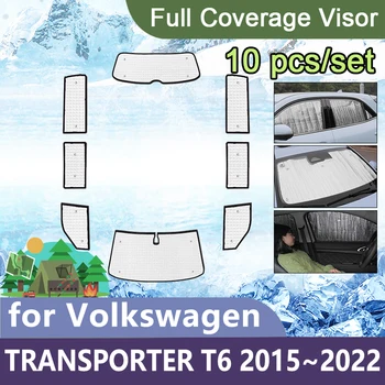 Слънчеви Очила С пълно покритие За Volkswagen VW Превозвачът Multivan Caravelle T6 2015 ~ 2022 Козирка автоаксесоари Shuttle California