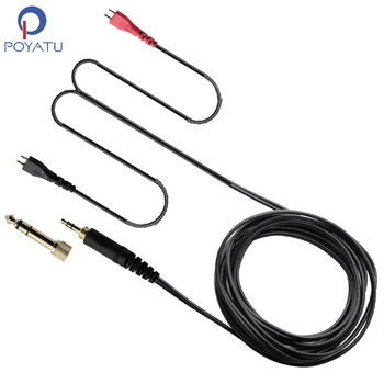 Сменяеми кабела POYATU за слушалки Sennheiser HD25 SP SP ii II HD25 light, аудио кабел, кабели, кабели с жак 3,5 /6,35 мм