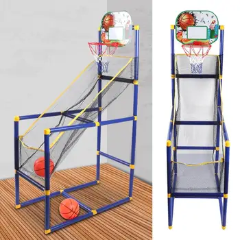Спортни игри определени за баскетбол в помещения и на открито, окото поставка, обръч, помпа, набор от игри, баскетболно тренировочная играчка за деца