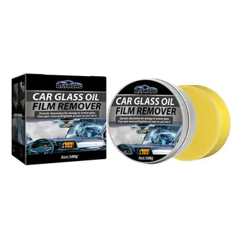 Средство за облекчаване на маслената филм с предното стъкло на автомобила, паста за премахване на блажна фолио, крем за почистване на кал върху стъкло, препарат за почистване на стъкло на прозорец