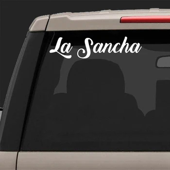 Стикер La Sancha, етикети Trokiando Takuache Cuh Toxica, забавен стикер за лаптоп или камион/кола