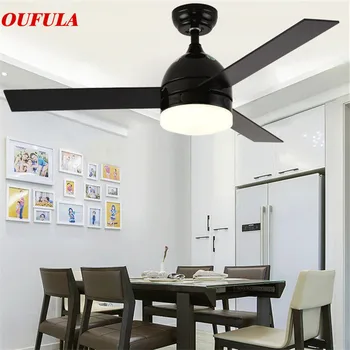 Страхотна вентилатор на тавана, осветителни тела, модерен вентилатор с дистанционно управление, декоративно осветление за трапезария, спални, ресторант