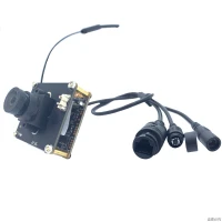 Супер Звездната Светлина 0.001 Луксозни Пълноцветни 5.0 MP H. 265 AI Безжичен Слот за SD-карта 128 G Аудио IP Камера с Обектив 2,1 мм