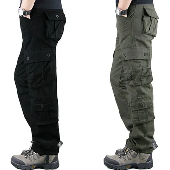 Тактически панталони в стил милитари с множество джобове, мъжки висококачествени дишащи и удобни панталони-карго, спортни панталони за туризъм и скално катерене на открито