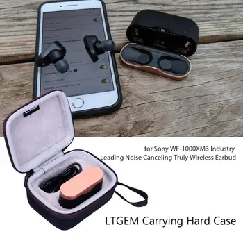 Твърд калъф LTGEM EVA за Sony WF-100XM3, Водещи в индустрията Наистина Безжични слушалки с Шумопотискане