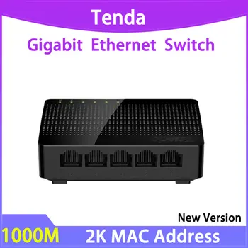 Тенис на Tenda суич SG105 Gigabit 1000M Mini с 5 порта, мрежа Fast Ethernet switch, hub lan RJ-45 Ethernet и шунтирующий hub смяна