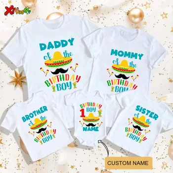 Тениска за момичета, еднакви комплекти за семейството на рожден ден за момичета, Хавайска тениска, дрехи за парти, риза за малки момичета, детски дрехи