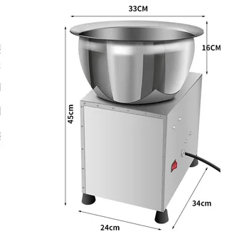 Тестомесильная машина за месене на тестото, домакински малка машина за месене, напълно автоматична битова машина за приготвяне на хляб, палачинки, юфка