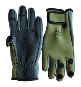 Улични зимни ръкавици за риболов, водоустойчив варежка, три пръста, мини ръкавици за скално катерене, туризъм, къмпинг, ръкавици за езда