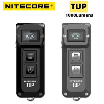 Фенерче NITECORE TUP Smart Pocket Light EDC Акумулаторна Лек Фенер XP-L HD V6 1000LM Ключодържател-Фенерче С вградена Батерия