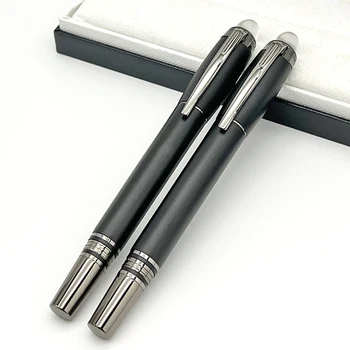 Химикалка химикалка-roller MB Star матово черен цвят със сериен номер