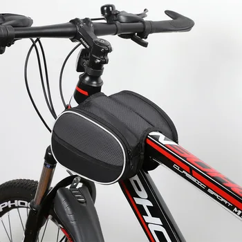 Чанта за съхранение на велосипеди греди, чанта за предната част на рамката на планински велосипед, преносим чанта от плат Оксфорд за каране на велосипеди, аксесоари за отдих