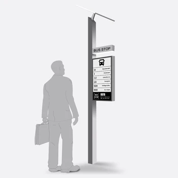 31,2-инчов електронен тъмен дисплей Epaper Screen за общественото образование, обществен транспорт, комунални обекти