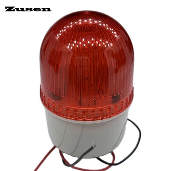 Zusen TB72D 12 В 24 В 110-220 В Червено Малка мигаща лампа сот стробоскоп Предупредителен led лампа